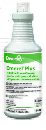 Picture of Diversey™ Emerel™ Plus Surface Cleaner Alkaline Based Cream 32 oz. Bottle Unscented NonSterileDVO94496138