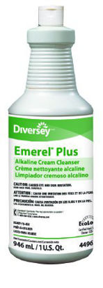 Picture of Diversey™ Emerel™ Plus Surface Cleaner Alkaline Based Cream 32 oz. Bottle Unscented NonSterileDVO94496138