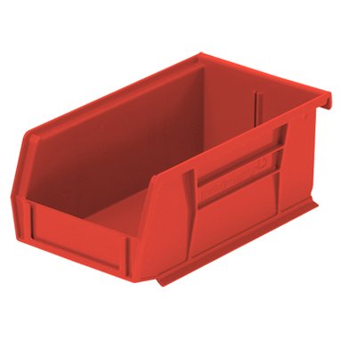 Picture of Storage Bin HCL Super Tough Red Industrial Grade Polymers 3 X 4-1/8 X 7-3/8 Inch1405R