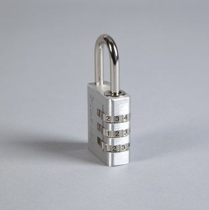 Picture of Combination Padlock Master Silver Chrome Plated Steel1362