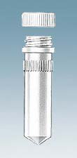 Picture of Microcentrifuge Tube Conical Bottom Plain 10.8 X 46 mm 2 mL Without Color Coding Screw Cap Polypropylene TubeNC9935441