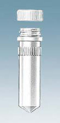 Picture of Microcentrifuge Tube Conical Bottom Plain 10.8 X 46 mm 2 mL Without Color Coding Screw Cap Polypropylene TubeNC9935441
