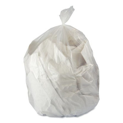 Picture of Trash Bag Heritage 7 gal. Clear LLDPE 0.35 Mil. 20 X 21 Inch Performance Bottom Seal Flat PackHERH4021RC