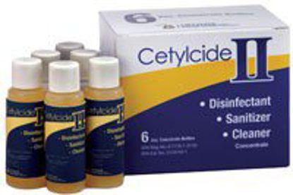 Picture of Cetylcide-II® Surface Disinfectant Ammoniated Liquid Concentrate 0.5 oz. Bottle Lemon Scent NonSterile0158