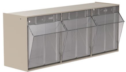 Picture of Tilt Front Bin TiltView® Tan Plastic 7-7/8 X 9-7/16 X 23-5/8 Inch06703