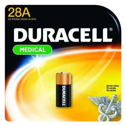 Picture of Alkaline Battery Duracell® Coppertop® 28A Cell 6V Disposable 1 PackPX28ABPK