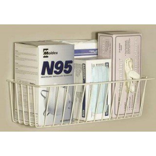 Picture of Storage Basket PAC RAC Almond Steel 5 X 7 X 17-1/2 Inch1059