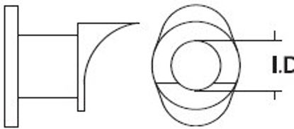 Picture of Ear Ventilation Tube Paparella 2000 Type 1 1.14 mm Soft Ultrasil Blue70140257