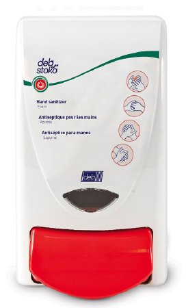Picture of Hand Hygiene Dispenser White Plastic Manual Push 1 Liter Wall MountSAN1LDS