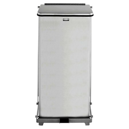 Picture of Trash Can Rubbermaid® Defenders® 24 gal. Rectangular Satin Finish Steel Step OnFGST24SSPL