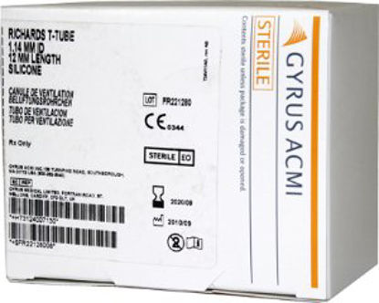 Picture of Ear Ventilation Tube Richards T 9.8 mm Silicone Blue240071