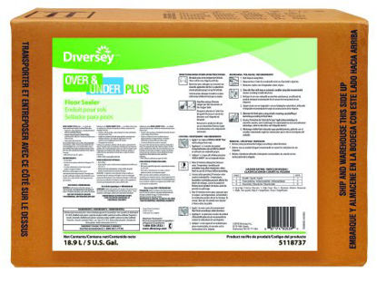 Picture of Floor Sealer Diversey™ Over & Under® Liquid 5 gal. Box Ammonia ScentDVS5118737
