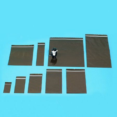 Picture of Zip Closure Bag Zippit® 12 X 12 Inch Plastic Amber7578