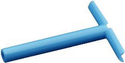 Picture of Ear Ventilation Tube T-Tube 1.14 mm Inner Diameter / 4.1 mm Inner Flange Diameter / 4.8 mm Inner Flange Distance Silicone Elastomer Blue SterileVT-0406-01