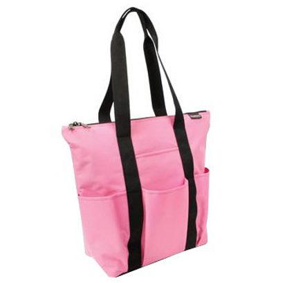 Picture of Zippered Tote Pink 600D Waterproof Polyester 5.75 X 12 X 15 Inch538282