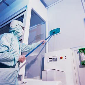 Picture of Cleanroom Mop Head Cover / Pad Kit Texwipe® AlphaMop™ White Polyester / Foam Disposable19037712