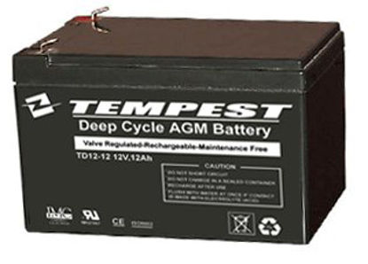 Picture of Sealed Lead Acid Battery Pack 12V Rechargeable 1 PackLRM402109