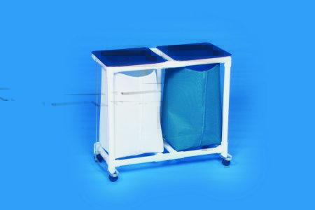 Picture of Double Hamper with Bags Standard 4 Casters 39 gal.VL LH2 FP