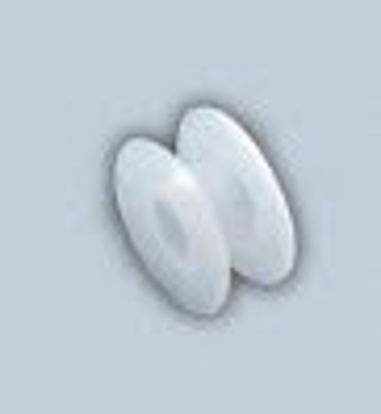 Picture of Ear Ventilation Tube Reuter Reuter Bobbin 2.8 mm Fluoroplastic White SterileVT-1204-01