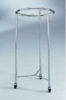 Picture of Hamper Stand Blickman Rolling Round Opening Open Top Without Lid0962018000
