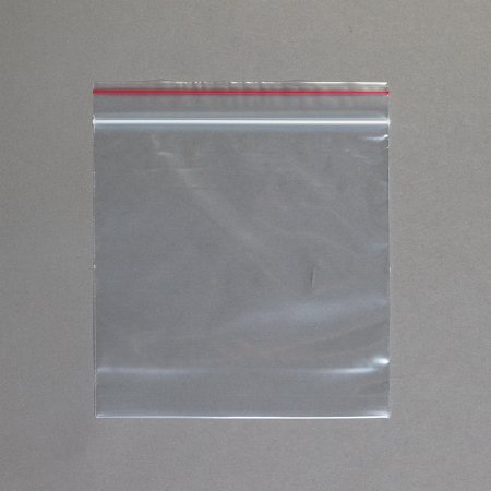 Picture of Zip Closure Bag Red Line™ 6 X 6 Inch Plastic Clear7530