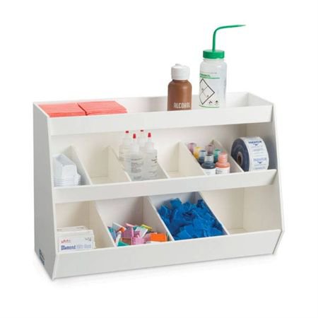 Picture of Benchtop Organizer White PVC 10.8 X 16 X 24 Inch9956