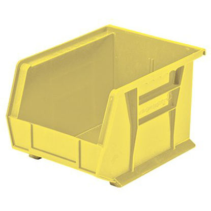 Picture of Storage Bin HCL Super Tough Yellow Industrial Grade Polymers 7 X 8-1/4 X 10-3/4 Inch1413Y