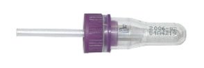 Picture of Safe-T-Fill® Capillary Blood Collection Tube Whole Blood Tube K2 EDTA Additive 1.1 mm Diameter 125 µL Purple Pierceable Attached Cap Plastic Tube1491550