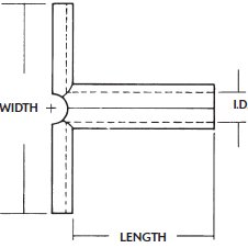 Picture of Ear Ventilation Tube Modified T 1.32 mm Ultrasil Blue70241072