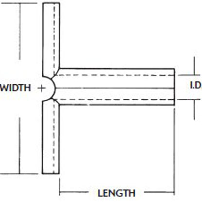 Picture of Ear Ventilation Tube Modified T 1.32 mm Ultrasil Blue70241072