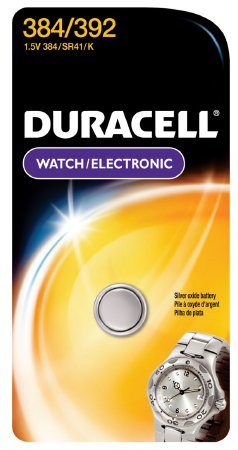 Picture of Silver Oxide Battery Duracell® 384 / 392 Coin Cell 1.5V Disposable 1 PackD384/392PK