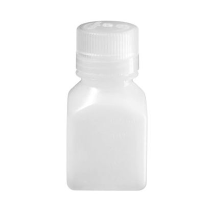 Picture of General Purpose Bottle Nalgene™ Narrow Mouth / Square HDPE / Polypropylene 125 mL (4 oz.)2018-0125
