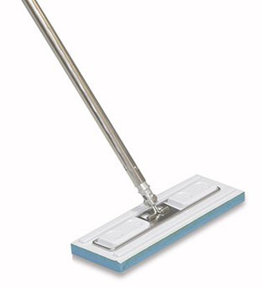Picture of Cleanroom Wet Mop Pad Contec® Klean Max™ Sealed Edge Medium White Microfiber / Polyester DisposableHCKM3052