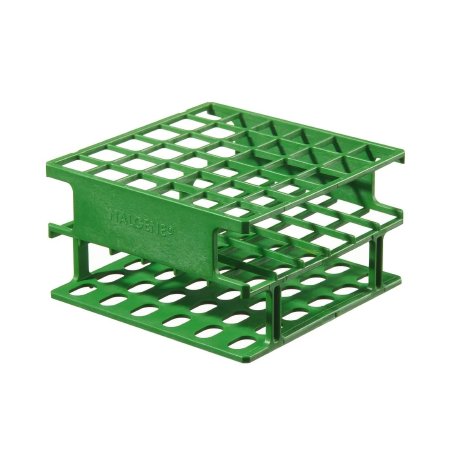 Picture of Half Rack Test Tube Rack Nalgene™ Unwire™ 36 Place 13 mm Tube Size Green 2-1/5 X 4 X 4 Inch5972-0413