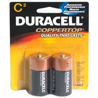 Picture of Alkaline Battery Duracell® Coppertop® C Cell 1.5V Disposable 2 Pack04133321401