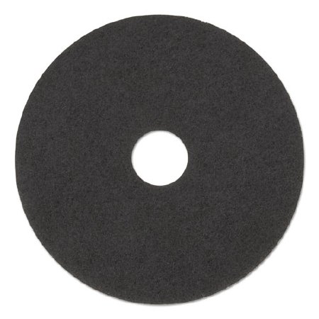 Picture of Hard Floor Stripping Pad Boardwalk® 20 Inch Black Nonwoven Nylon / Polyester FiberBWK4020BLA