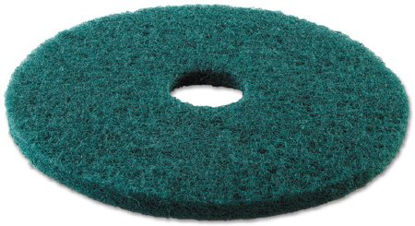 Picture of Hard Floor Scrubbing Pad Boardwalk® 17 Inch Green PolyesterBWK4017GRE