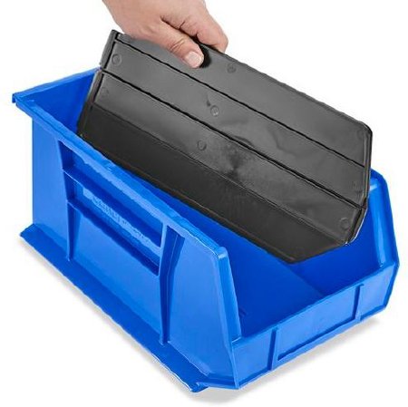 Picture of DIVIDER, BIN STORAGE PLAS BLK 15"X7" (6/CT)S-12419D