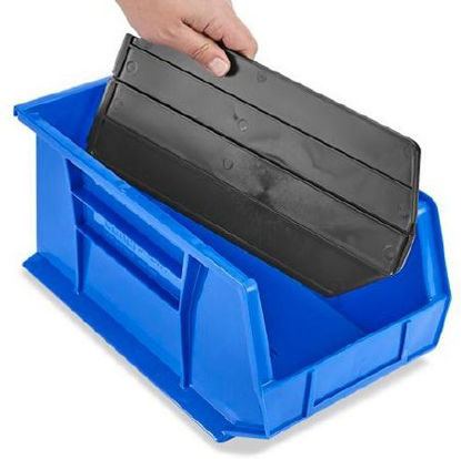 Picture of DIVIDER, BIN STORAGE PLAS BLK 15"X7" (6/CT)S-12419D