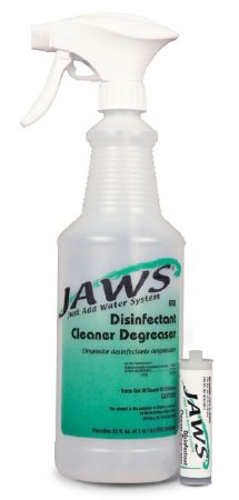 Picture of JAWS® Surface Disinfectant Cleaner / Degreaser Quaternary Based Liquid Concentrate 10 mL Cartridge Citrus Floral Scent NonSterileJAWS-3805-57