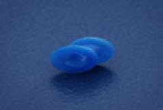Picture of Ear Ventilation Tube Pope Pope Beveled Grommet 2.6 mm Polyethylene Blue SterileVT-1504-01
