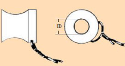 Picture of Ear Ventilation Tube Shepard Grommet 1.02 mm Fluoroplastic140029
