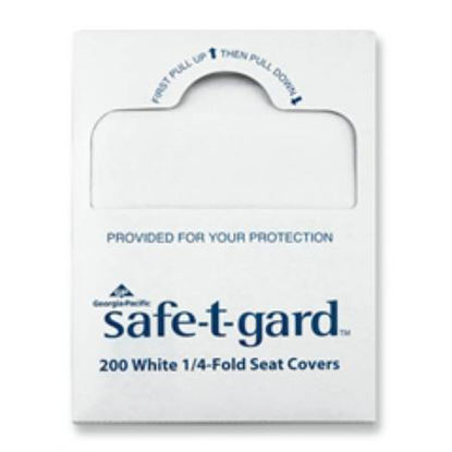 Picture of Toilet Seat Cover Safe-T-Gard™ Quarter Fold 16.8 X 14.3 Inch47047