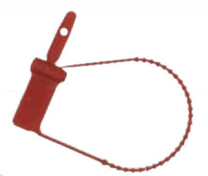 Picture of Padlock Control Seal Omnimed® UnNumbered Red Plastic484125-R