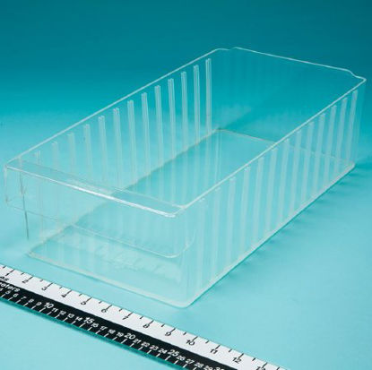 Picture of Supply Drawer Health Care Logistics® Clear Industrial Grade Polymers 4-5/8 X 8-3/8 X 17-5/8 Inch18234C