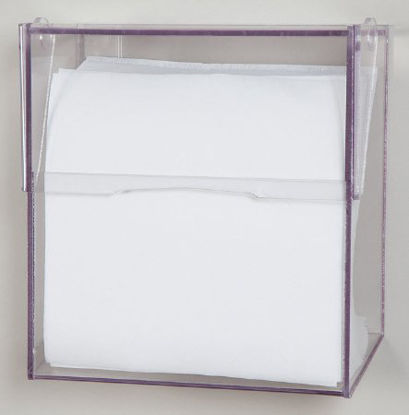 Picture of Wipe Dispenser Health Care Logistics® Clear PETG Manual Wall Mount17888