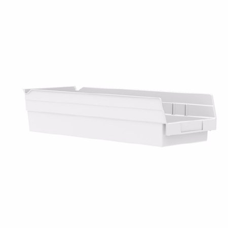 Picture of Shelf Bin Akro-Mils® White Industrial Grade Polymers 4 X 6-5/8 X 17-7/8 Inch30138WHITE