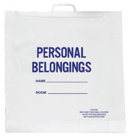 Picture of Patient Belongings Bag 20 X 20 Inch Snap Closure WhitePBB202004RH