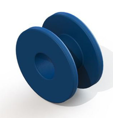 Picture of Ear Ventilation Tube Reuter Reuter Bobbin 1.14 mm Titanium SterileVT-1231-50