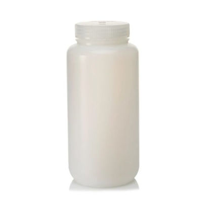 Picture of General Purpose Bottle Nalgene™ Economy / Wide Mouth HDPE / Polypropylene 1,000 mL (32 oz.)332189-0032